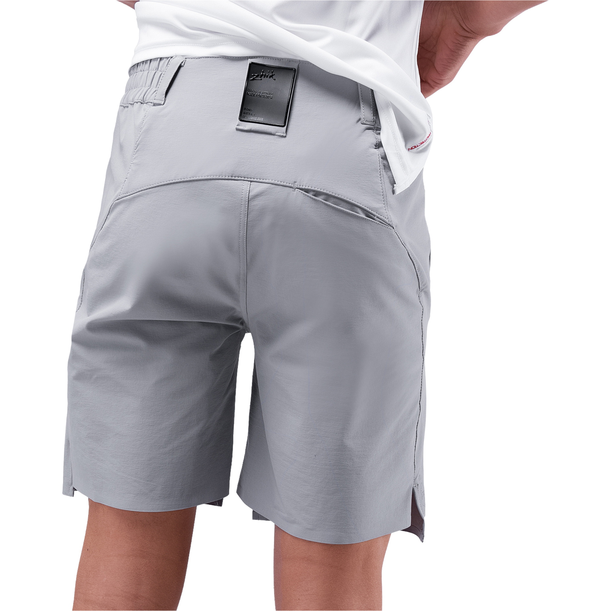 Zhik Mens Stretch Fast Dry Deck Shorts SRT-0275-M-PLT - Platinum
